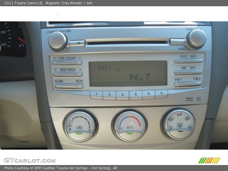 Magnetic Gray Metallic / Ash 2011 Toyota Camry LE