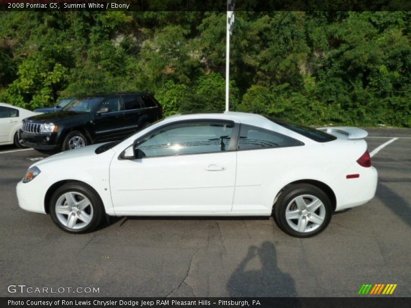 Summit White / Ebony 2008 Pontiac G5