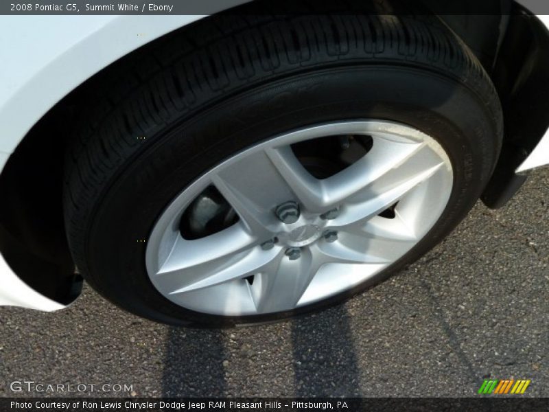 Summit White / Ebony 2008 Pontiac G5