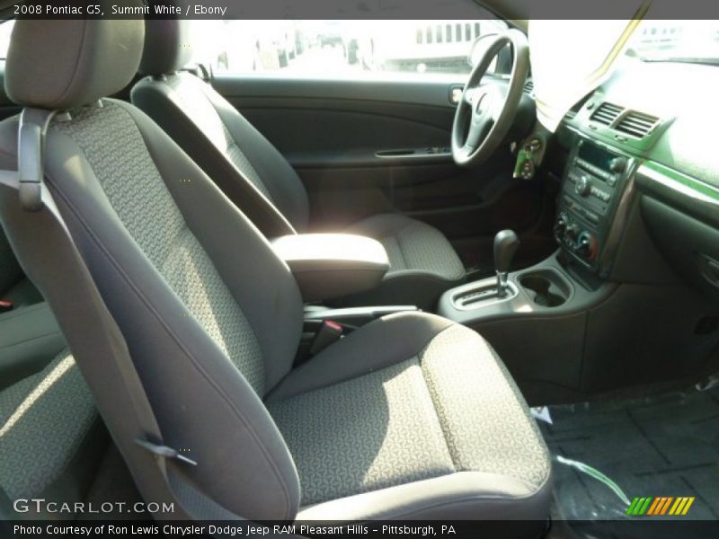 Summit White / Ebony 2008 Pontiac G5