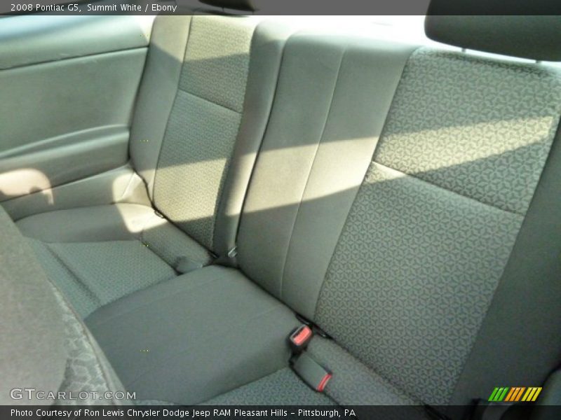 Summit White / Ebony 2008 Pontiac G5