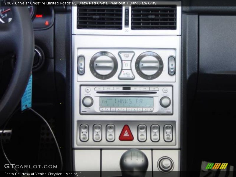 Blaze Red Crystal Pearlcoat / Dark Slate Gray 2007 Chrysler Crossfire Limited Roadster