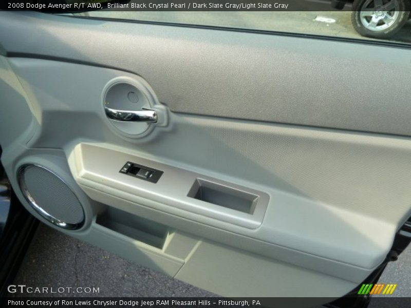 Brilliant Black Crystal Pearl / Dark Slate Gray/Light Slate Gray 2008 Dodge Avenger R/T AWD