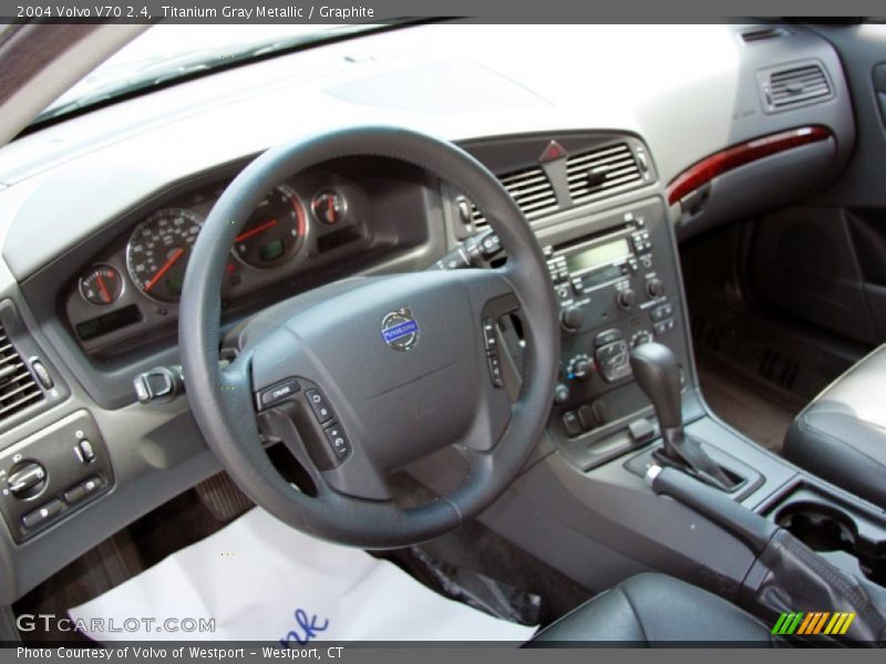 Dashboard of 2004 V70 2.4