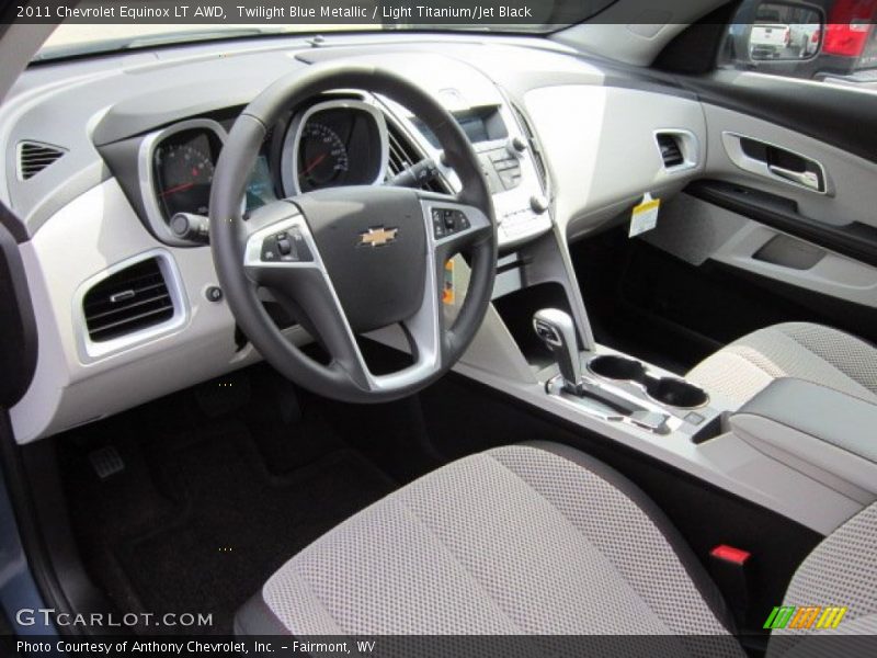 Light Titanium/Jet Black Interior - 2011 Equinox LT AWD 