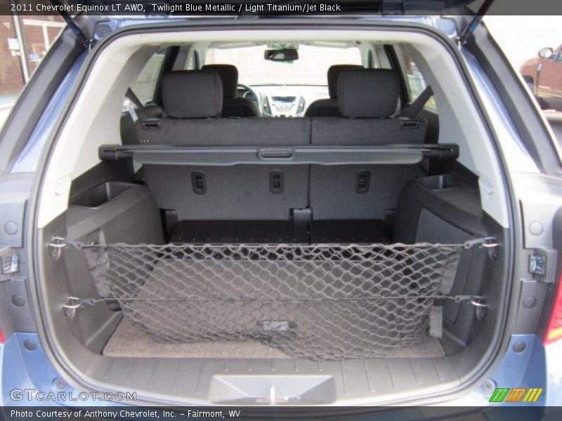 Twilight Blue Metallic / Light Titanium/Jet Black 2011 Chevrolet Equinox LT AWD