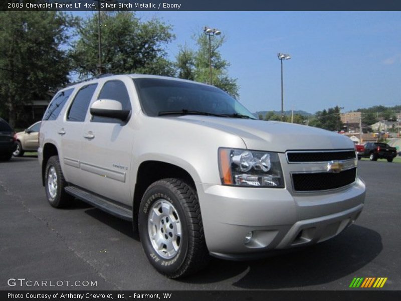 Silver Birch Metallic / Ebony 2009 Chevrolet Tahoe LT 4x4