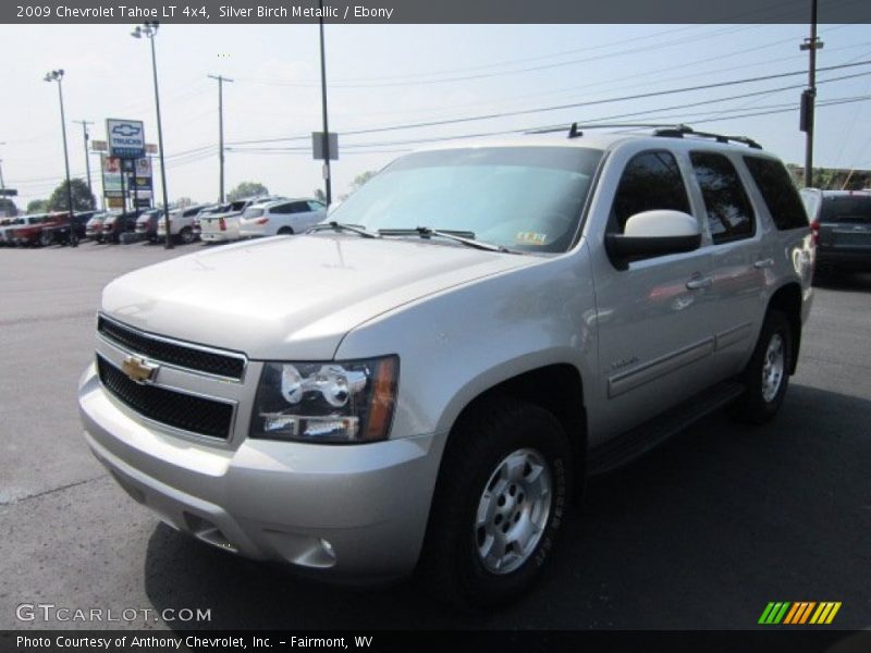 Silver Birch Metallic / Ebony 2009 Chevrolet Tahoe LT 4x4