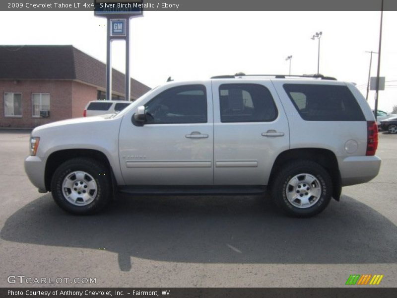 Silver Birch Metallic / Ebony 2009 Chevrolet Tahoe LT 4x4