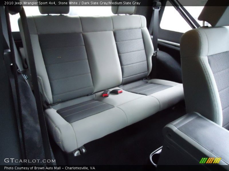 Stone White / Dark Slate Gray/Medium Slate Gray 2010 Jeep Wrangler Sport 4x4