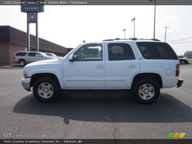 Summit White / Tan/Neutral 2006 Chevrolet Tahoe LT 4x4