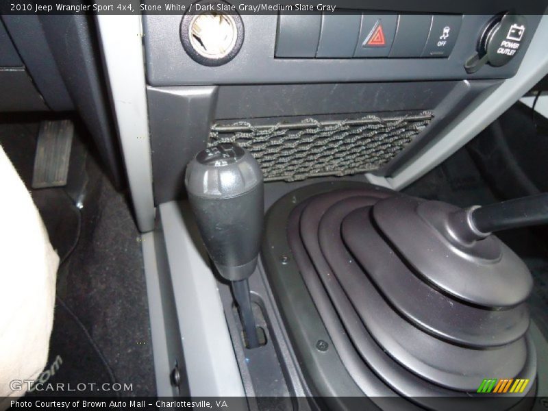 Stone White / Dark Slate Gray/Medium Slate Gray 2010 Jeep Wrangler Sport 4x4