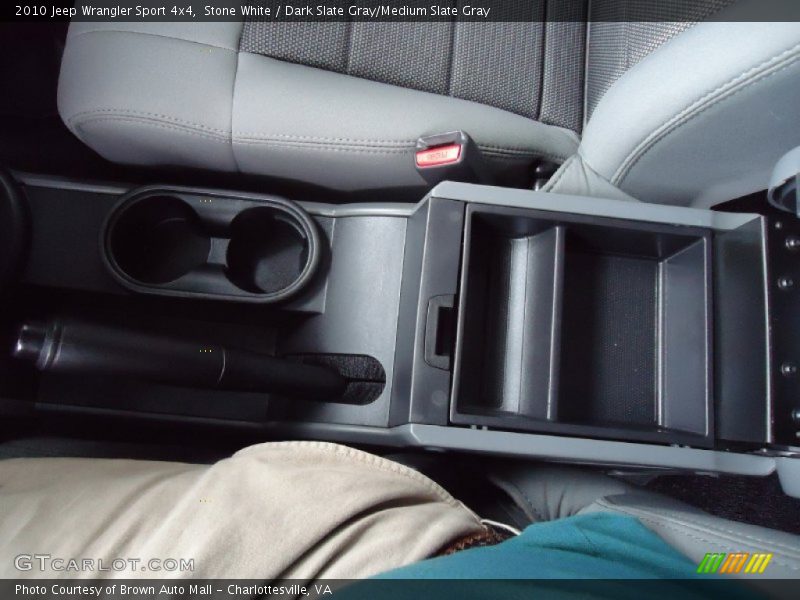 Stone White / Dark Slate Gray/Medium Slate Gray 2010 Jeep Wrangler Sport 4x4