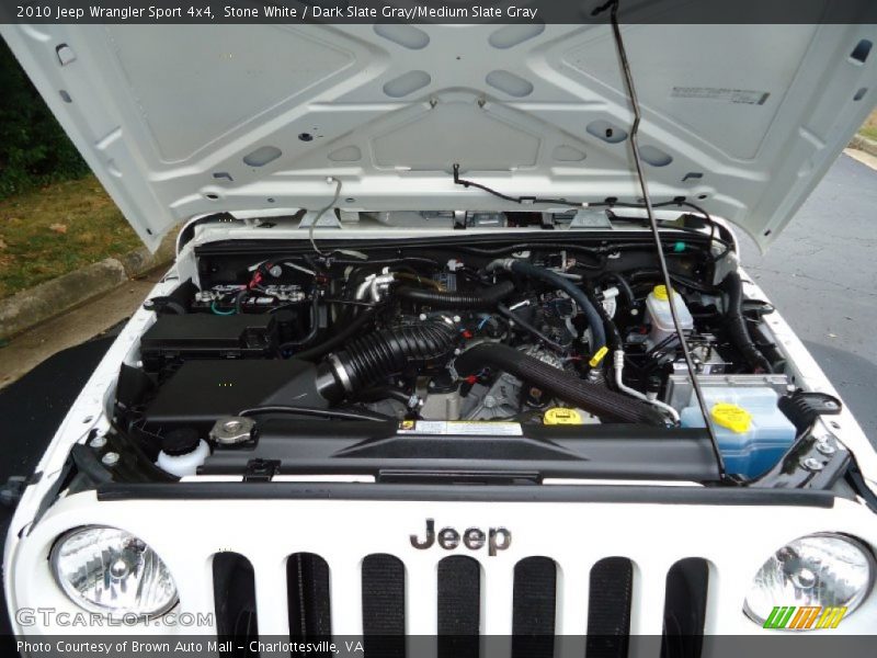 Stone White / Dark Slate Gray/Medium Slate Gray 2010 Jeep Wrangler Sport 4x4