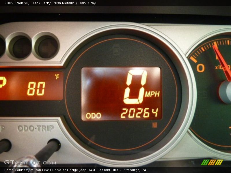 Black Berry Crush Metallic / Dark Gray 2009 Scion xB