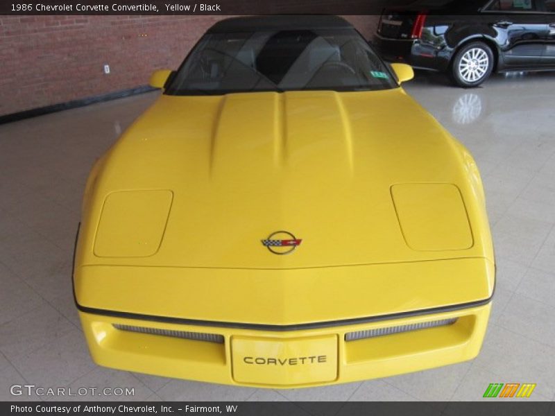  1986 Corvette Convertible Yellow