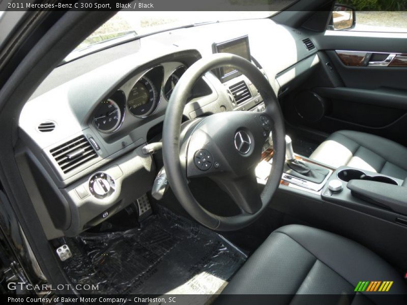 Black / Black 2011 Mercedes-Benz C 300 Sport