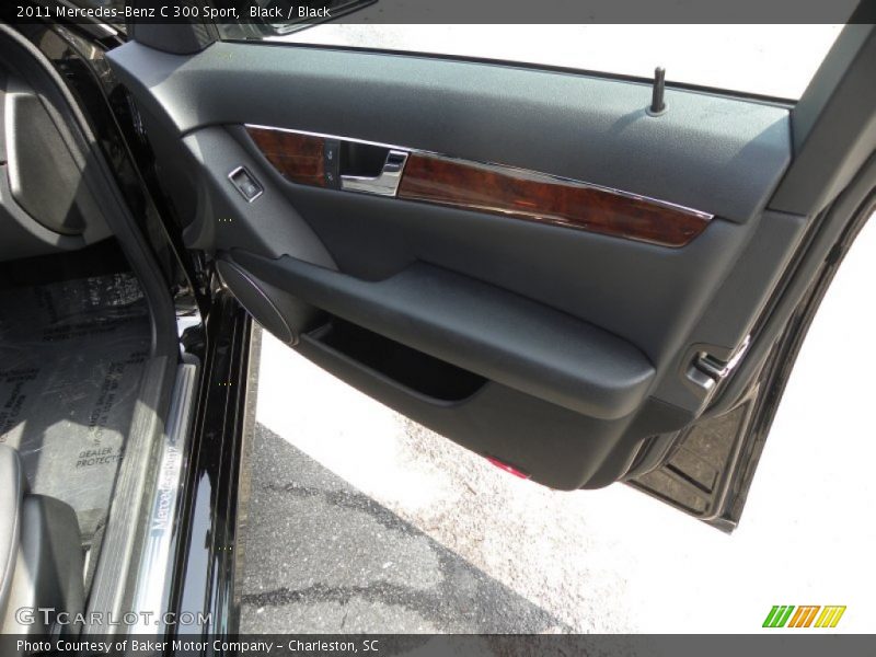 Black / Black 2011 Mercedes-Benz C 300 Sport
