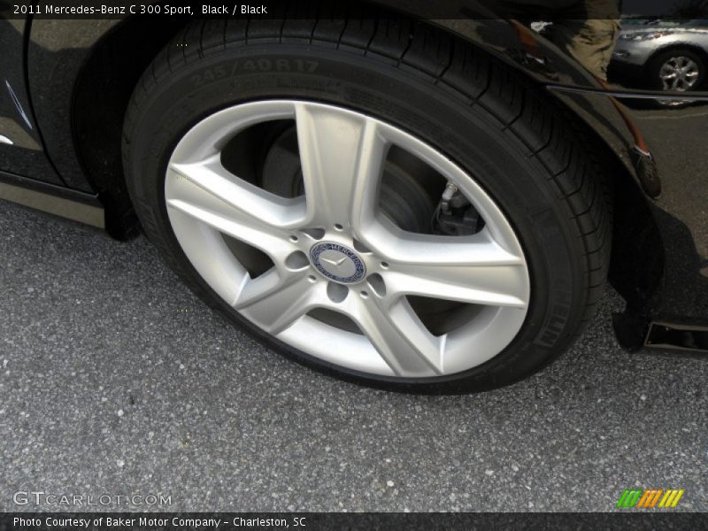 Black / Black 2011 Mercedes-Benz C 300 Sport