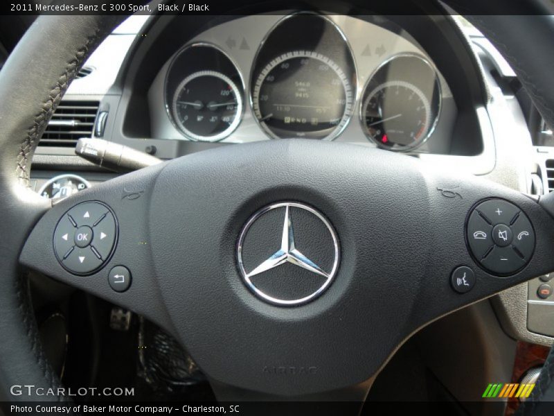 Black / Black 2011 Mercedes-Benz C 300 Sport