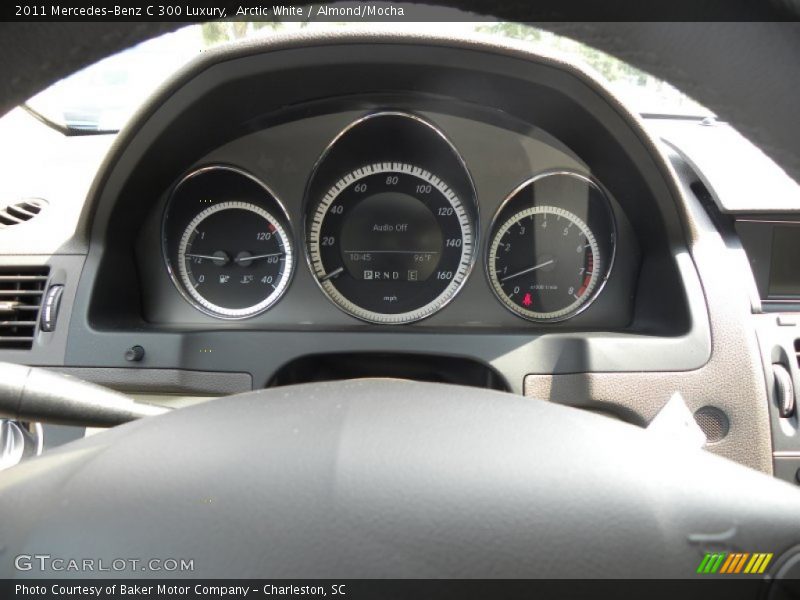 Arctic White / Almond/Mocha 2011 Mercedes-Benz C 300 Luxury