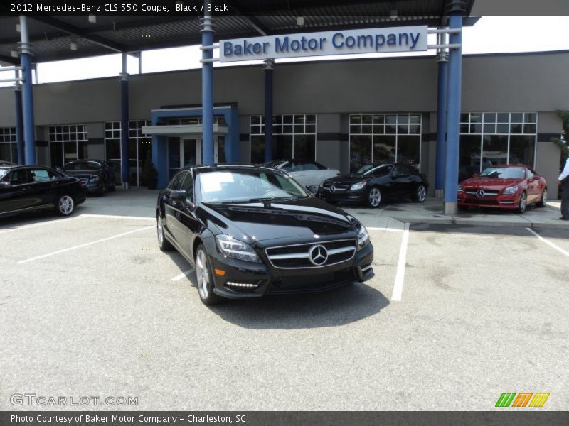 Black / Black 2012 Mercedes-Benz CLS 550 Coupe