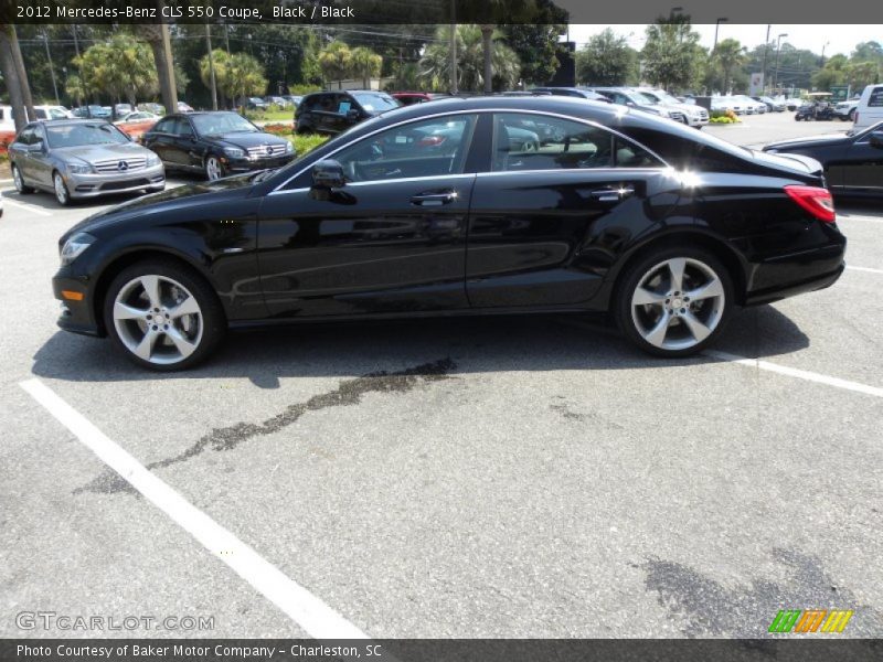 Black / Black 2012 Mercedes-Benz CLS 550 Coupe