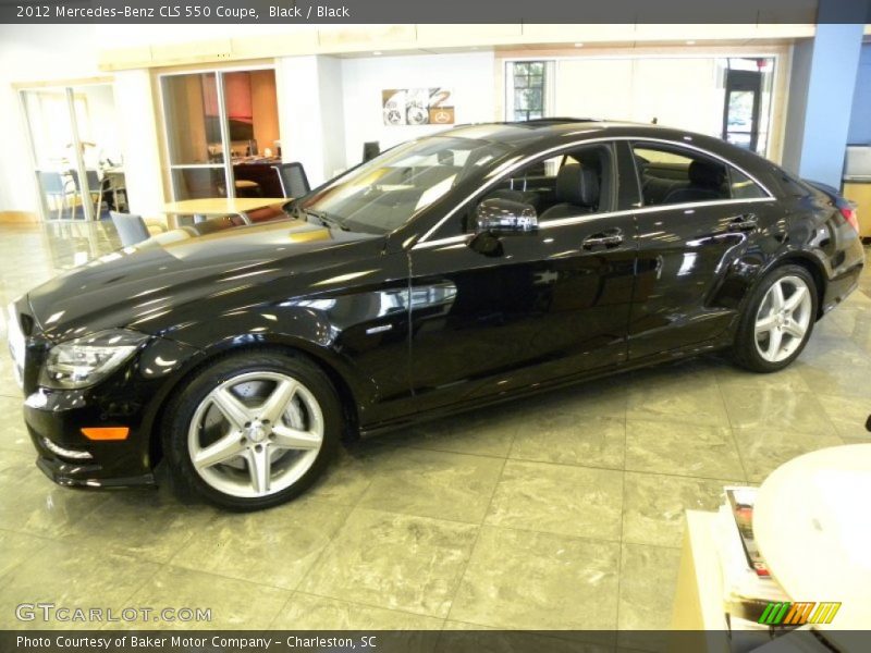 Black / Black 2012 Mercedes-Benz CLS 550 Coupe