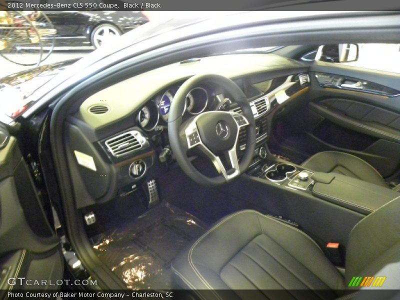 Black / Black 2012 Mercedes-Benz CLS 550 Coupe