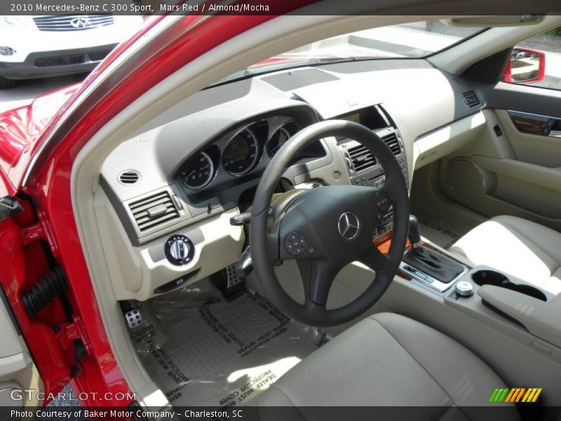 Mars Red / Almond/Mocha 2010 Mercedes-Benz C 300 Sport