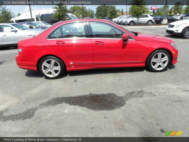 Mars Red / Almond/Mocha 2010 Mercedes-Benz C 300 Sport
