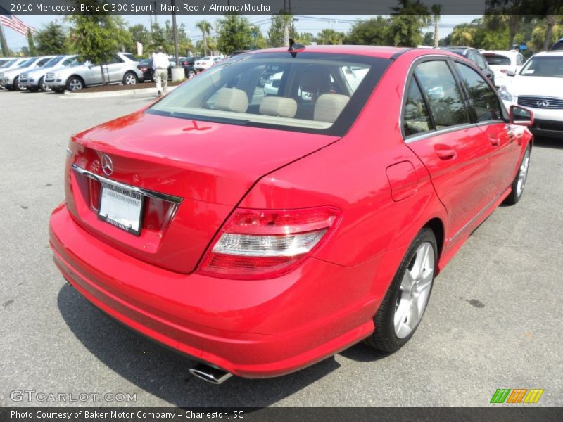 Mars Red / Almond/Mocha 2010 Mercedes-Benz C 300 Sport