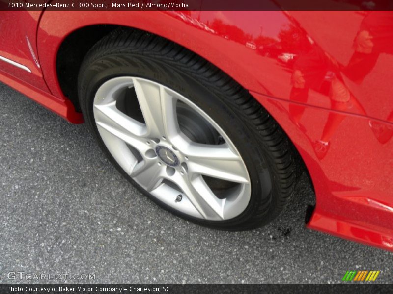 Mars Red / Almond/Mocha 2010 Mercedes-Benz C 300 Sport