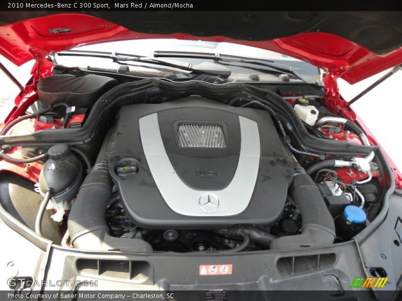 Mars Red / Almond/Mocha 2010 Mercedes-Benz C 300 Sport
