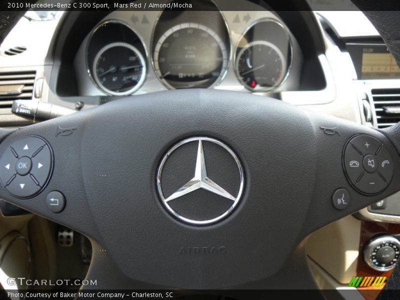 Mars Red / Almond/Mocha 2010 Mercedes-Benz C 300 Sport
