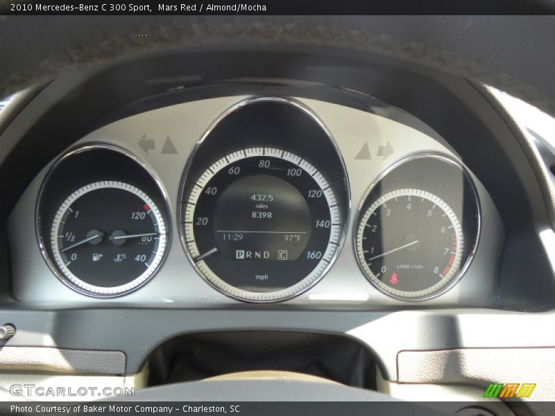 Mars Red / Almond/Mocha 2010 Mercedes-Benz C 300 Sport