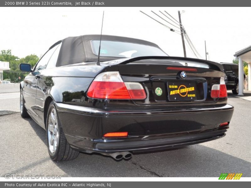 Jet Black / Black 2000 BMW 3 Series 323i Convertible