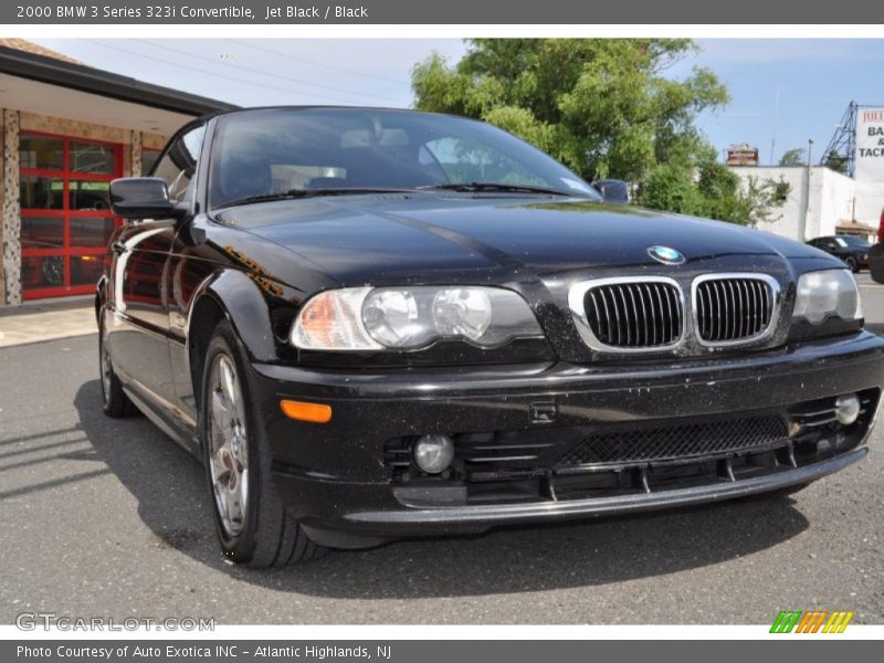 Jet Black / Black 2000 BMW 3 Series 323i Convertible