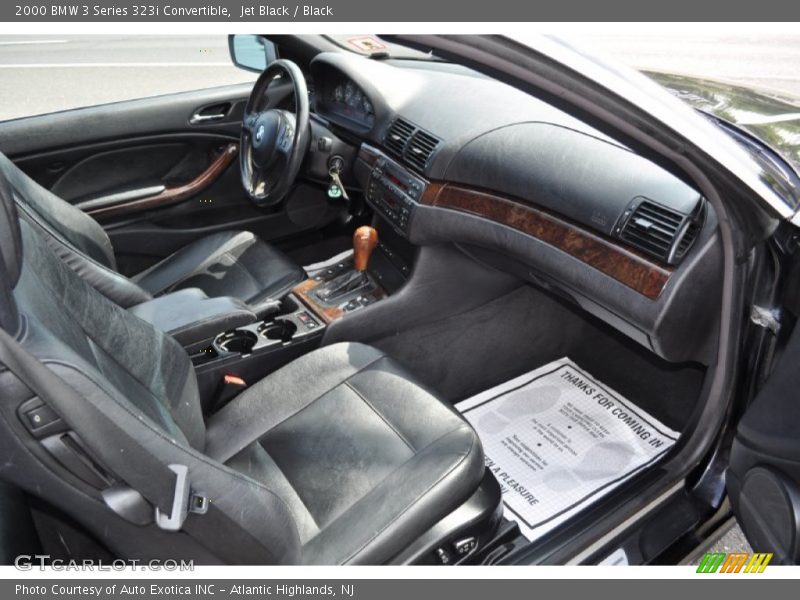 Jet Black / Black 2000 BMW 3 Series 323i Convertible