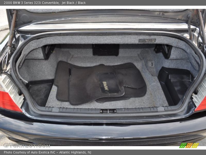 Jet Black / Black 2000 BMW 3 Series 323i Convertible