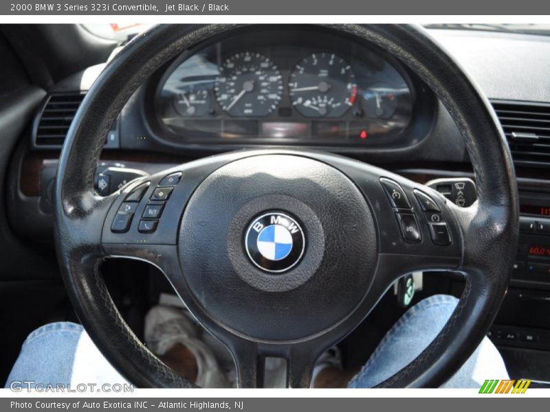 Jet Black / Black 2000 BMW 3 Series 323i Convertible