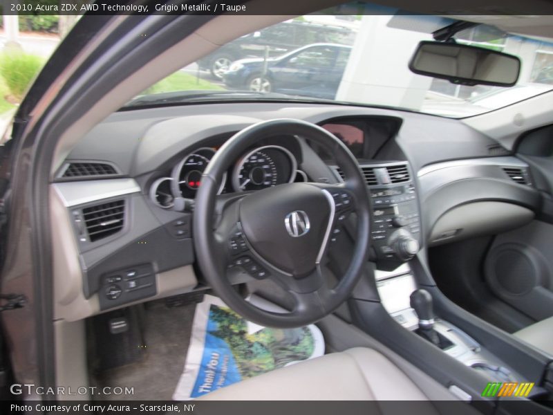 Grigio Metallic / Taupe 2010 Acura ZDX AWD Technology