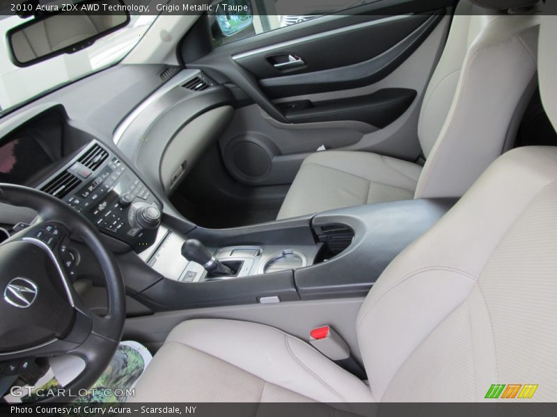 Grigio Metallic / Taupe 2010 Acura ZDX AWD Technology