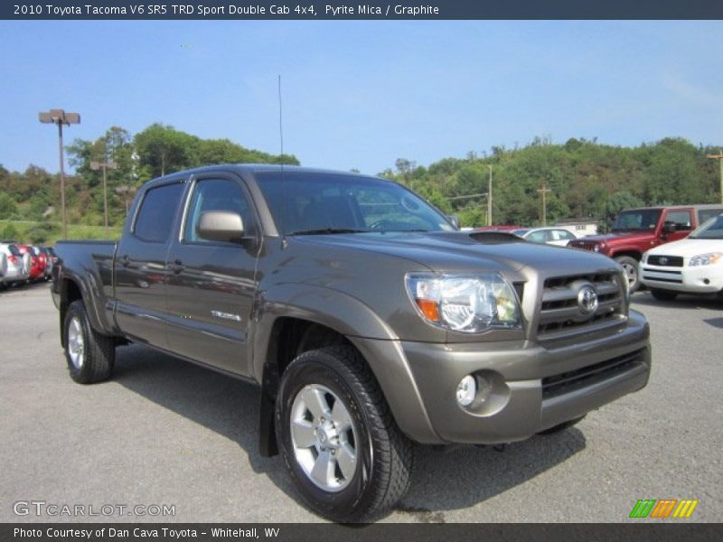 Front 3/4 View of 2010 Tacoma V6 SR5 TRD Sport Double Cab 4x4