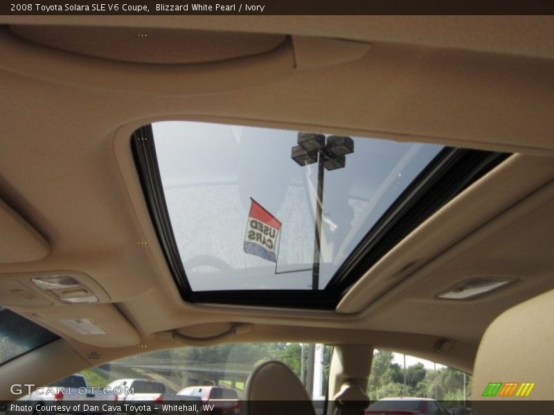 Blizzard White Pearl / Ivory 2008 Toyota Solara SLE V6 Coupe
