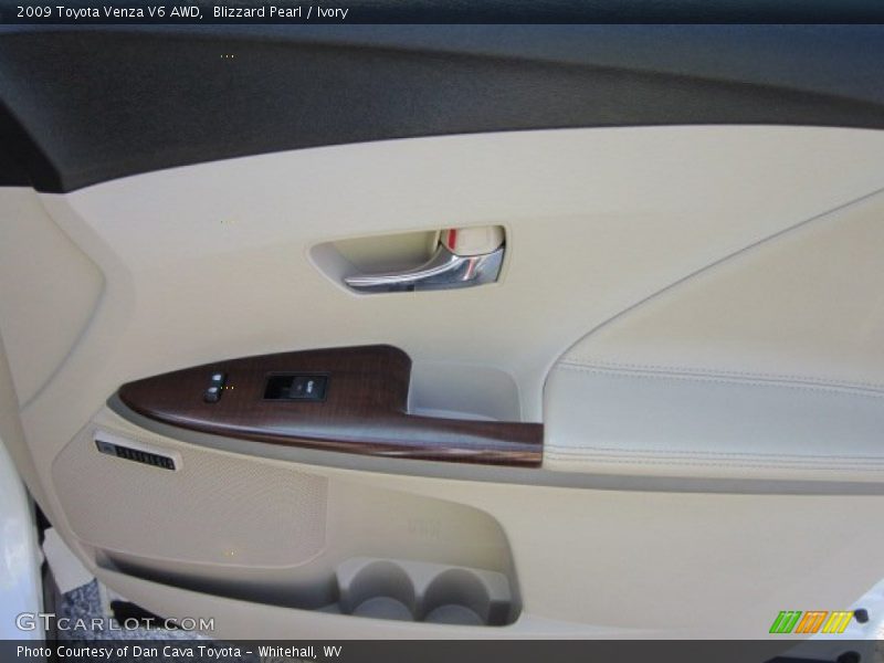 Blizzard Pearl / Ivory 2009 Toyota Venza V6 AWD