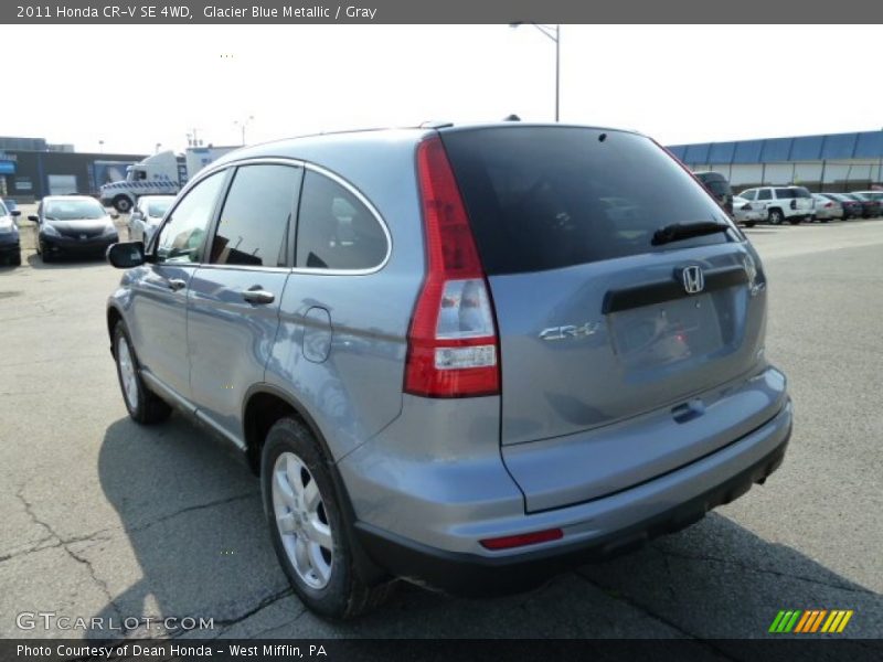 Glacier Blue Metallic / Gray 2011 Honda CR-V SE 4WD