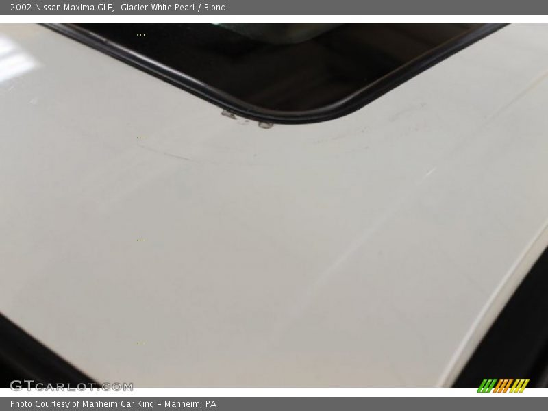 Glacier White Pearl / Blond 2002 Nissan Maxima GLE