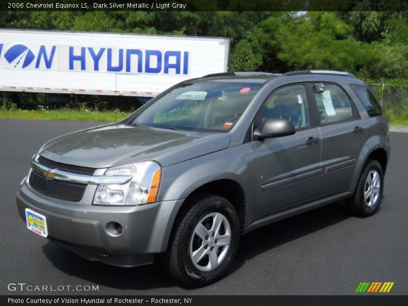 Dark Silver Metallic / Light Gray 2006 Chevrolet Equinox LS
