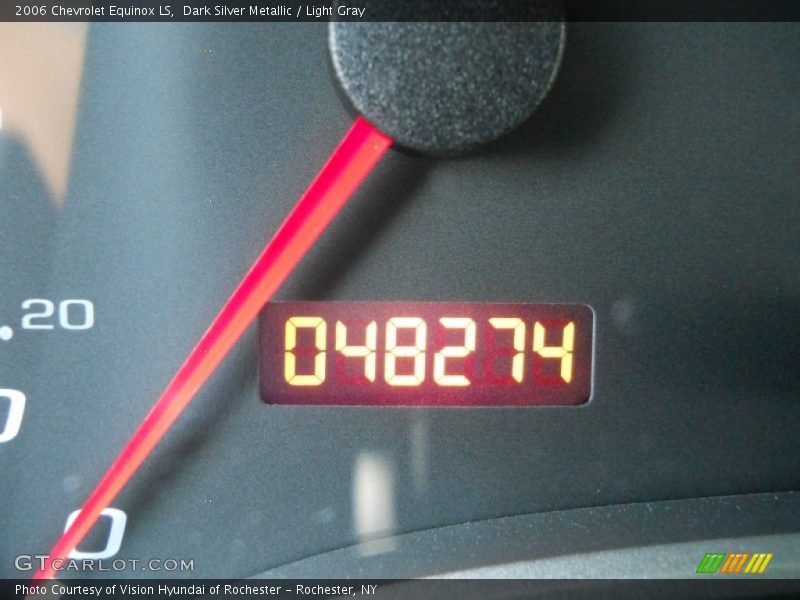 Dark Silver Metallic / Light Gray 2006 Chevrolet Equinox LS